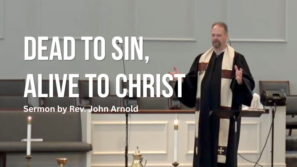 Dead to Sin, Alive to Christ